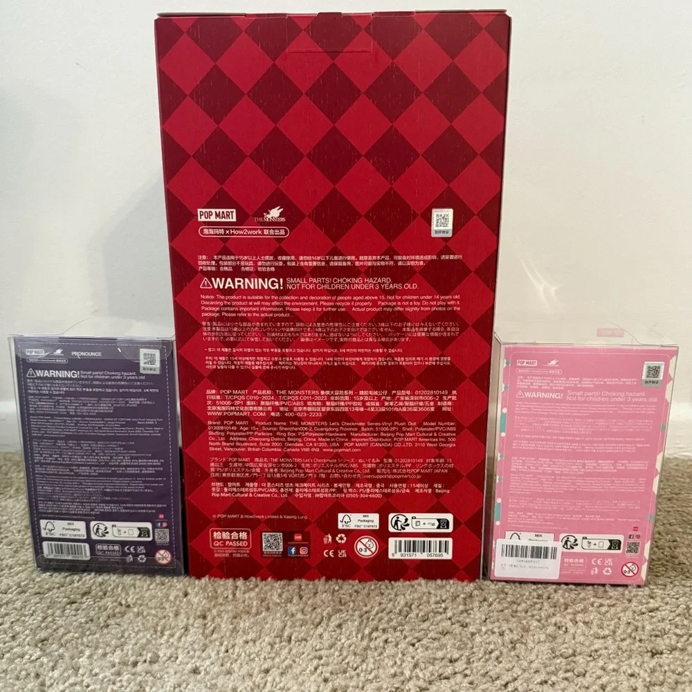 LABUBU SET OF 3 - Picture 3 of 3